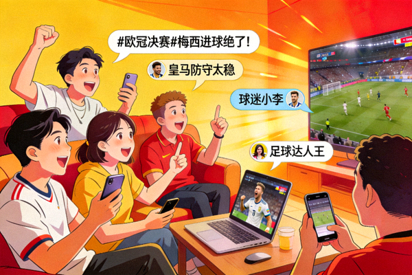 网球大满贯赛事现场，选手挥拍击球